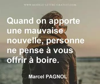 Citation de Marcel PAGNOL