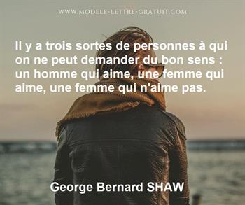 Citation de George Bernard SHAW  