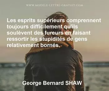 Citation de George Bernard SHAW  