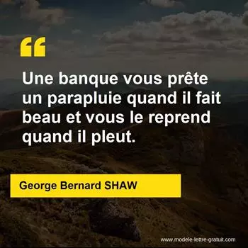 Citation George Bernard SHAW