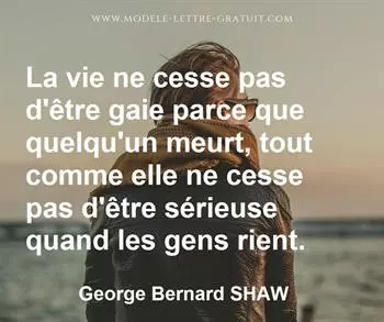 Citation de George Bernard SHAW