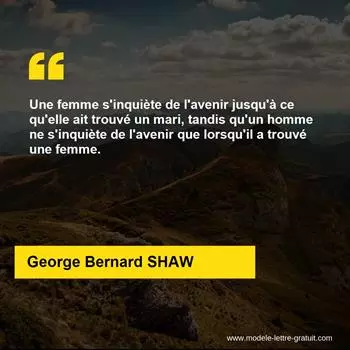 Citation George Bernard SHAW