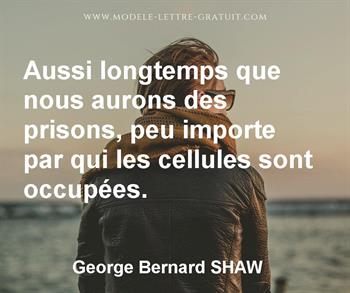 Citation de George Bernard SHAW  
