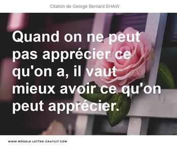 Citations George Bernard SHAW