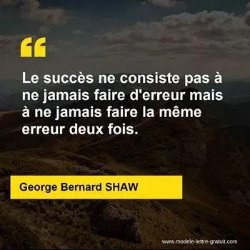 Citation George Bernard SHAW