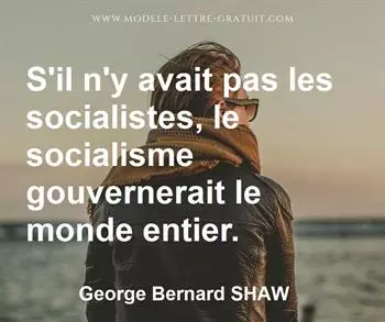 Citation de George Bernard SHAW