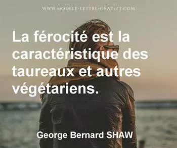 Citation de George Bernard SHAW