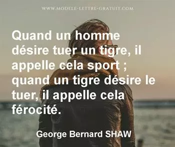Citation de George Bernard SHAW  