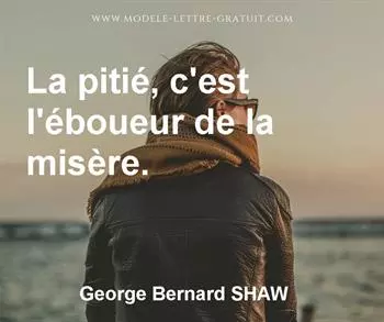 Citation de George Bernard SHAW  