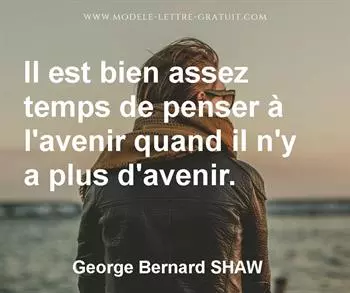Citation de George Bernard SHAW  
