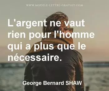 Citation de George Bernard SHAW