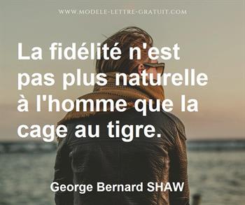 Citation de George Bernard SHAW  