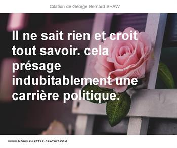 Citations George Bernard SHAW