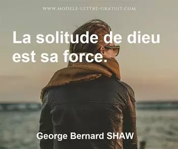 Citation de George Bernard SHAW