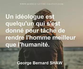 Citation de George Bernard SHAW  