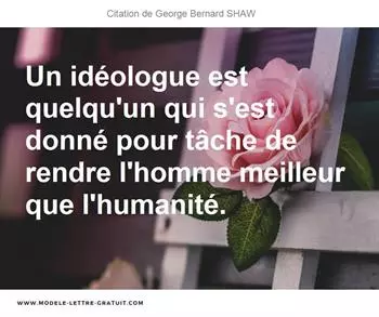 Citations George Bernard SHAW  