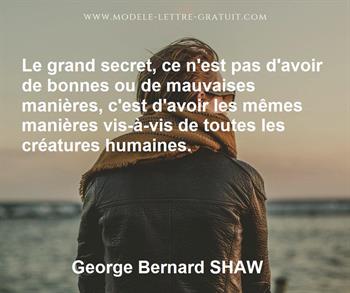 Citation de George Bernard SHAW  