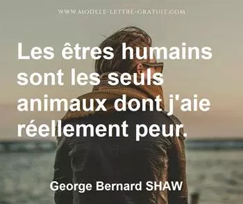 Citation de George Bernard SHAW
