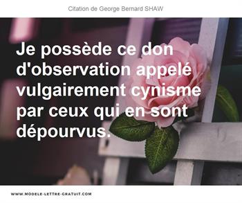 Citations George Bernard SHAW