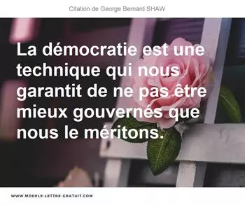 Citations George Bernard SHAW  