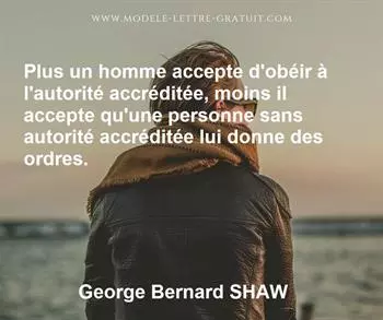 Citation de George Bernard SHAW