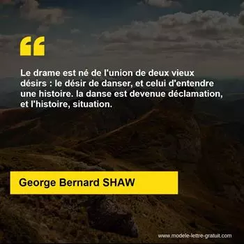 Citation George Bernard SHAW