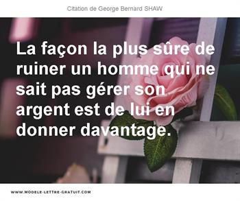 Citations George Bernard SHAW