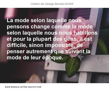 Citations George Bernard SHAW
