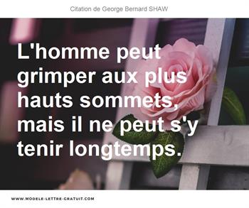 Citations George Bernard SHAW