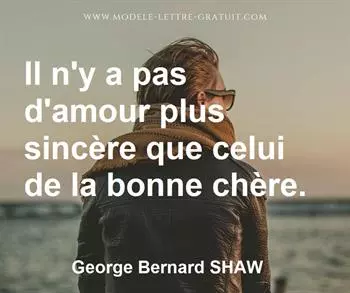 Citation de George Bernard SHAW  