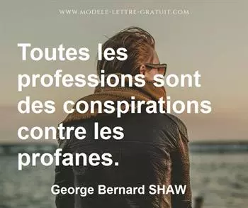 Citation de George Bernard SHAW