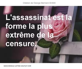 Citations George Bernard SHAW