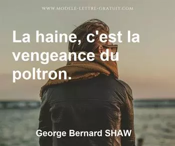 Citation de George Bernard SHAW