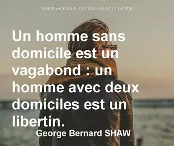 Citation de George Bernard SHAW  