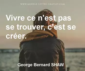 Citation de George Bernard SHAW  
