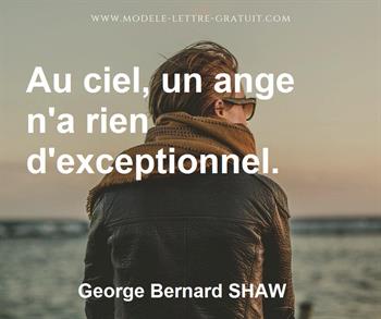 Citation de George Bernard SHAW  