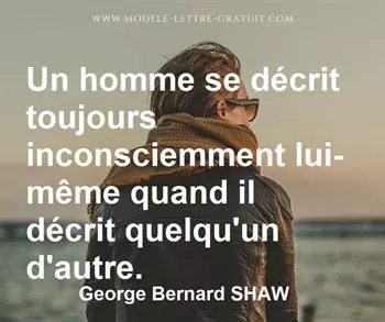 Citation de George Bernard SHAW  