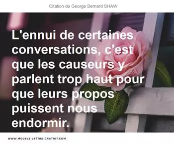 Citations George Bernard SHAW