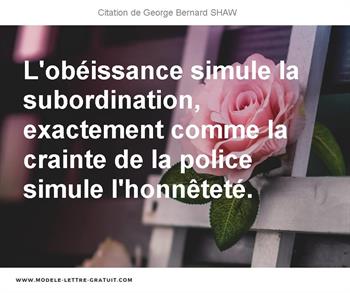 Citations George Bernard SHAW  