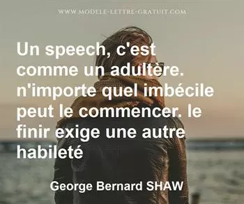Citation de George Bernard SHAW  