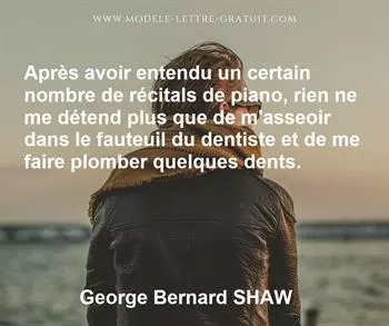 Citation de George Bernard SHAW  