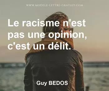 Citation de Guy BEDOS