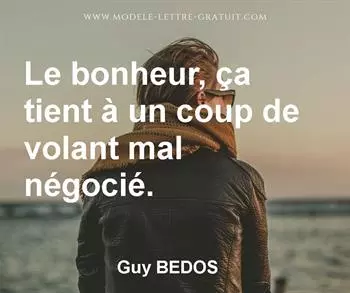 Citation de Guy BEDOS
