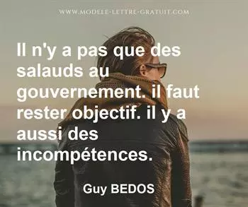 Citation de Guy BEDOS