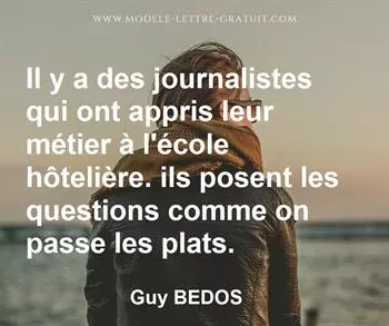 Citation de Guy BEDOS