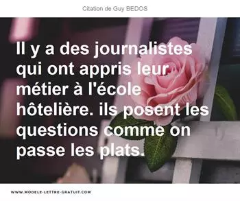 Citations Guy BEDOS