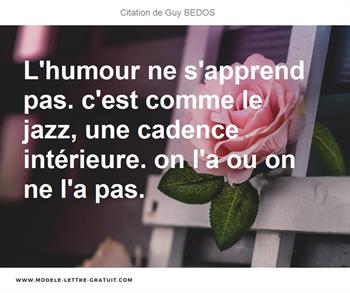 Citations Guy BEDOS