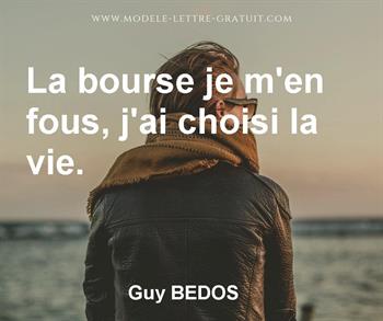 Guy Bedos A Dit La Bourse Je M En Fous J Ai Choisi La Vie
