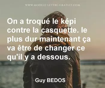 Citation de Guy BEDOS