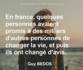 Citation de Guy BEDOS